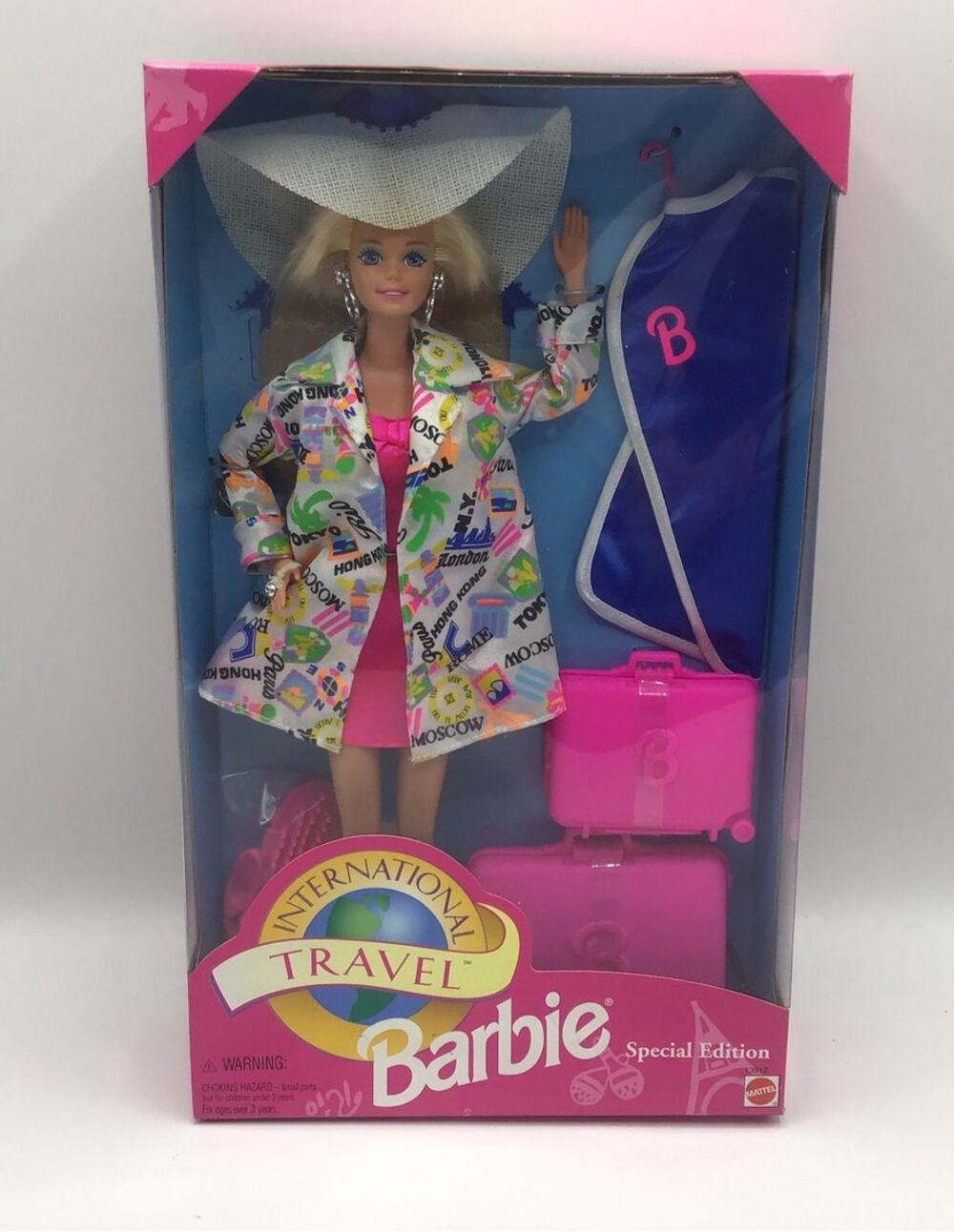 1994 International Travel Barbie Special Edition Suitcases Luggage NIB 13912